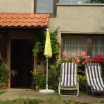 separater Eingang zur Ferienwohung (im Wohnhaus)